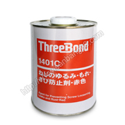 ThreeBond1401C红色螺丝紧固胶1KG
